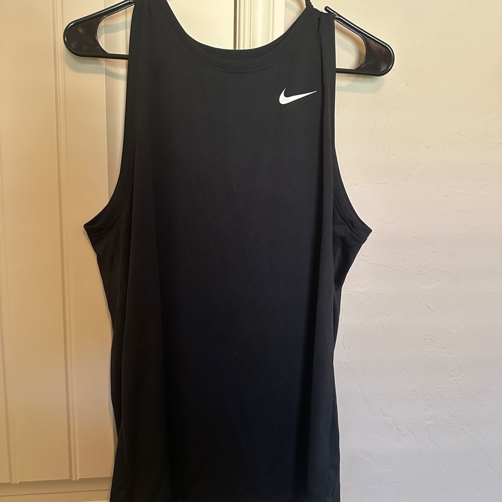 Nike Dri-fit Black Sleeveless Top